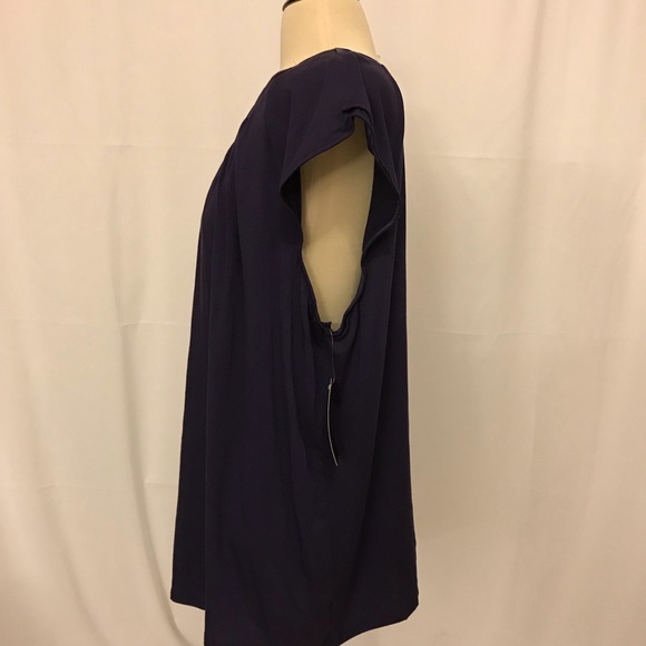 Carole Hickman Plum Colored Blouse. NWT - Picture 3 of 5